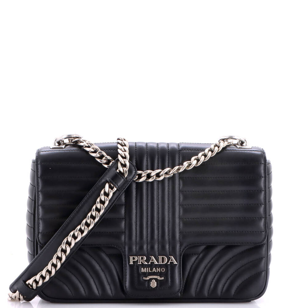Prada Chain Flap Shoulder Bag Diagramme #322469P18B
